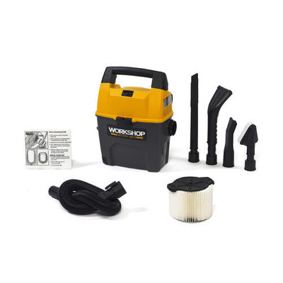 Workshop 3 Gallon 3.5 Peak HP Portable Wet/Dry Vacuum
