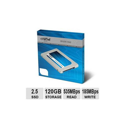 Crucial BX100 CT120BX100SSD1 120GB SATA3 2.5inch 7mm MLC Internal SSD Retail