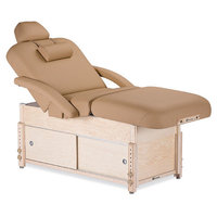 Earthlite Sedona Stationary Salon Table with Cabinet Color: Sterling