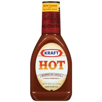 Kraft Foods Kraft Hot Barbecue Sauce, 18 Ounce Jars (Pack of 12)