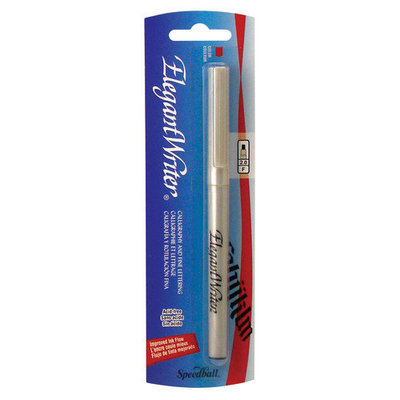 Speedball Art Products 483484 Elegant Writer Calligraphy Marker-Silver Broad Chisel Nib