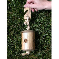 Planet Pleasures BamBoozlers Natures Nest 10in Natural Bird Toy