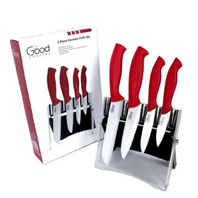 Cameron's CAMERONS GCO-CER-RD SET OF 4 CERAMIC KNIVES RED