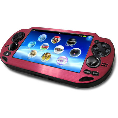 CTA Digital Metallic Pink Faceplate Plastic Case for PS Vita