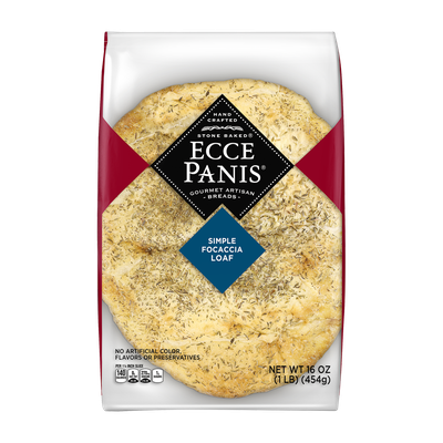 Ecce Panis® Simple Focaccia Loaf Bread