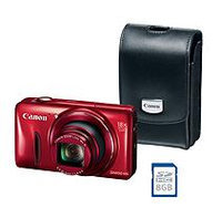 Canon PowerShot SX600 16MP HS Bundle with 18x Optical Zoom, Camera Case, and SD Card