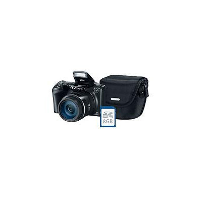 Canon PowerShot SX400 IS Digtial Camera Bundle with 16MP, 30x Optical Zoom, Camera Bag and 8GB SDHC Card