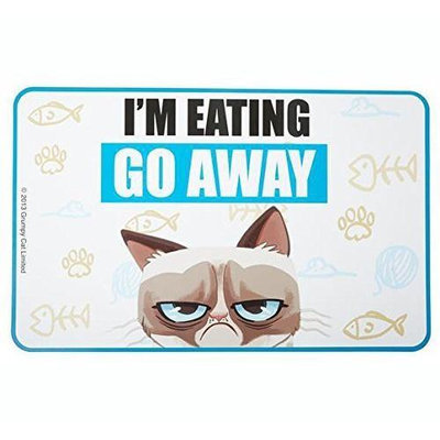 Ganz HGC13197 Grumpy Cat Food Mat I'm Eating Go Away
