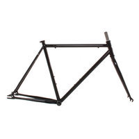 Vilano Chromoly Fixed Gear Frameset Track Road Bike Frame and Fork Green 58cm