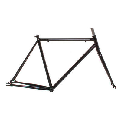 Vilano Chromoly Fixed Gear Frameset Track Road Bike Frame and Fork Green 58cm