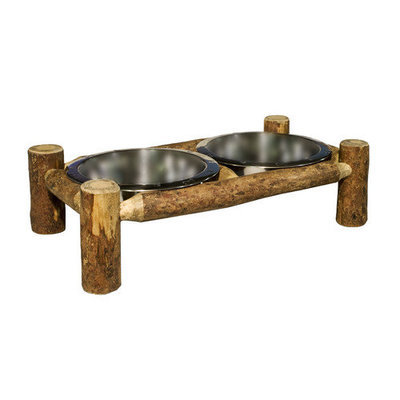 Montana Woodworks Glacier Country Large Pet Feeder MWGCDF