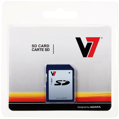 V7 4GB SDHC Class 4 Memory Card - VASDH4GCL4R-1N