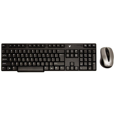 V7 Combo Wireless Keyboard, 2.4GHz Optical Mouse 1200dpi CK2A0-4N6P