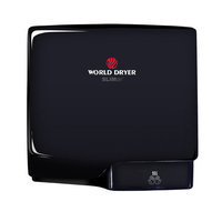 World Dryer Slimdri Surface Mount Hand Dryer Finish: Aluminum Black