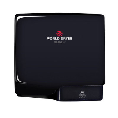 World Dryer Slimdri Surface Mount Hand Dryer Finish: Aluminum Black