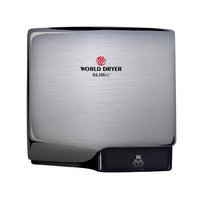 World Dryer Slimdri Surface Mount Hand Dryer Finish: Aluminum Brushed Chrome