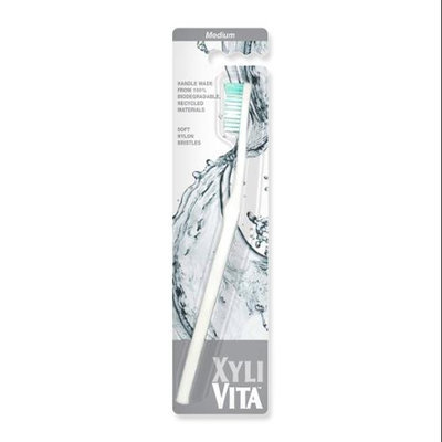 Frosted White Soft Toothbrush Xylivita 1 Brush