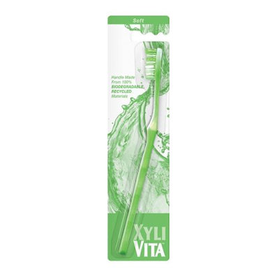 Key Lime Green Soft Toothbrush Xylivita 1 Brush