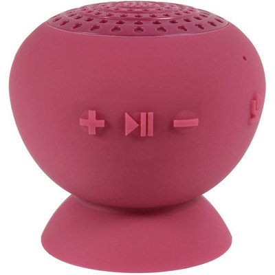Pc Treasures Digital Treasures Lyrix Jive Jumbo Speaker System - 10 W RMS - Portable - Battery Rechargeable - Wireless Speaker(s) - Berry Re Bluetooth - USB - No - Water Resistant, Water Proof, Built-in Microphone, Hands-free Profile (HFP), Rechargeable Battery
