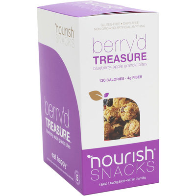 Nourish Snacks Berry'd Treasure Granola Bites-5 Each