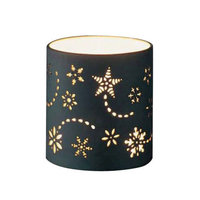 DonnieAnn Company Snowflake Porcelain Votive Tealight