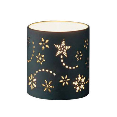 DonnieAnn Company Snowflake Porcelain Votive Tealight