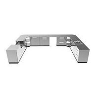 NewAge Products Outdoor Kitchen Cabinet 17-Piece Stainless Steel Set