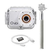 ViDi LCD Action Camera with Waterproof Case, Extension Pole and 4GB Memory Card