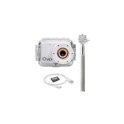 ViDi LCD Action Camera with Waterproof Case, Extension Pole and 4GB Memory Card