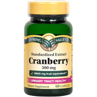 Spring Valley Cranberry Caplets, 3600mg, 60 count