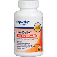 Onesource Equate Women's With Calcium, Iron & Zinc Dietary Supplement 200 ct
