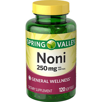 Spring Valley Natural Noni Dietary Supplement Softgels, 500mg per serving, 120 count