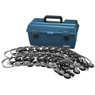 Hamilton Electronics LCP - 24 - MS2L Lab Pack- 24 MS2L Personal Headphones in a Carry Case