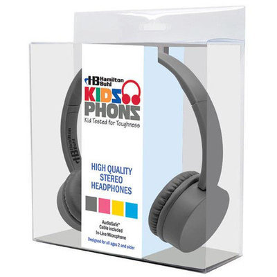 Hamilton Kidz Phonz Stereo Headphone with In-Line Microphone Color: Blue