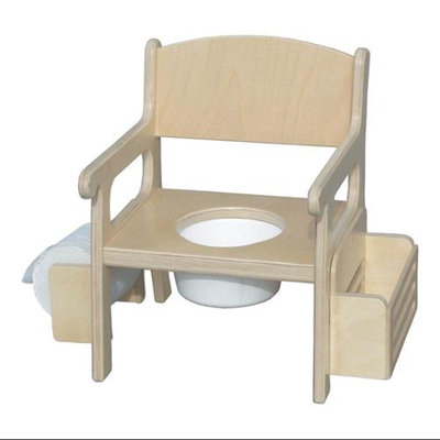 Little Colorado 028NA Handcrafted Potty Chair with Accessories in Natural