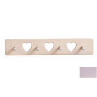 Little Colorado 1214LAVHT Heart Peg Rack in Lavender