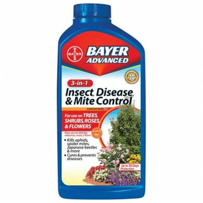 Bayer 32oz 3 In 1 Insect Disease and Mite Control Conc