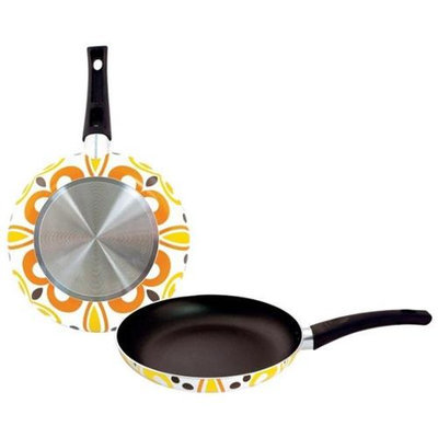Bulk Buys 9.5 in. Designer Fry Pan - Retro - Pack of 8