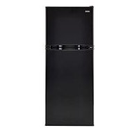 Haier HA10TG21SB 9.8 cu. ft. Top Mount Refrigerator with 2 Spill Proof Glass Shelves, Humidity Controlled Crisper, 3 Door Bins, 1 Freezer Shelf, 2 Freezer Door Bins and ADA Compliance: Black