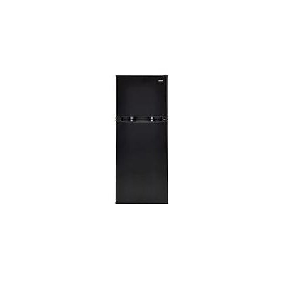 Haier HA10TG21SB 9.8 cu. ft. Top Mount Refrigerator with 2 Spill Proof Glass Shelves, Humidity Controlled Crisper, 3 Door Bins, 1 Freezer Shelf, 2 Freezer Door Bins and ADA Compliance: Black