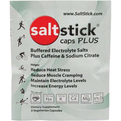 SaltStick Plus Electrolyte Salt Capsules - 3 Capsules