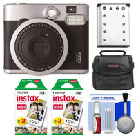 Fujifilm Instax Mini 90 Neo Instant Camera + 40 Film + Case + Batt + Kit