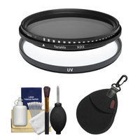 Vivitar 67mm (UV + Neutral Density) Glass Filter with Filter Case + Lens Cleaning Kit