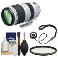Canon EF 100-400mm f/4.5-5.6 L IS II USM Telephoto Zoom Lens with Multi-Coated UV Filter + Accessory Kit