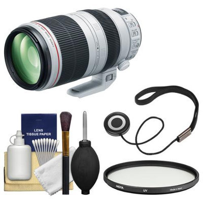 Canon EF 100-400mm f/4.5-5.6 L IS II USM Telephoto Zoom Lens with Multi-Coated UV Filter + Accessory Kit
