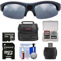 Coleman VisionHD G3HD-SUN 1080p HD Weatherproof Action Polarized Sunglasses with 32GB Card + Case + Reader + Kit