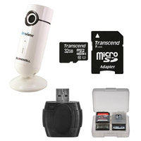 Bell & Howell C-IP111 Wi-Fi HD IP Video Security Camera with 32GB Card + Accessory Kit