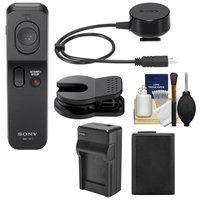 Sony RMT-VP1K Wireless Remote Shutter Controller with NP-FW50 Battery + Charger + Cleaning Kit