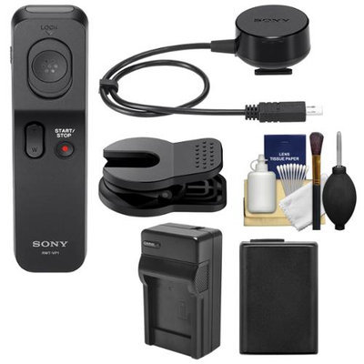 Sony RMT-VP1K Wireless Remote Shutter Controller with NP-FW50 Battery + Charger + Cleaning Kit