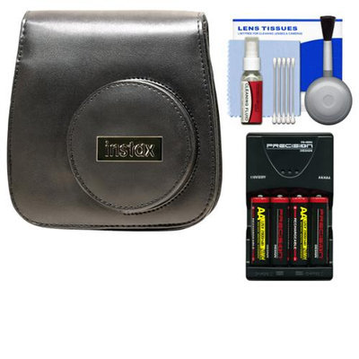 Fujifilm Groovy Camera Case for Instax Mini 8 (Black) with (4) Batteries & Charger + Accessory Kit